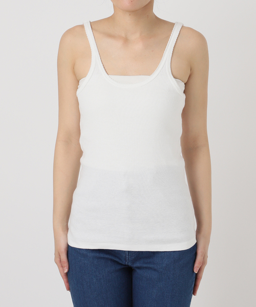 EDIT. FOR LULU（エディットフォールル）の「petiteLULU ピコキャミソール（キャミソール・レディース・ホワイト/カーキ・FREE）」の21枚目の写真