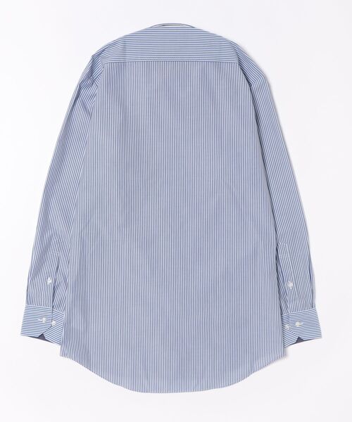 TOKYO SHIRTS(トウキョウシャツ)の「【超形態安定】 形態安定ノンアイロン ボタンダウン 長袖ビジネスワイシャツ(ビジネスシャツ・メンズ・ネイビー・首回り37cm-裄丈80cm/首回り37cm-裄丈84cm/首回り39cm-裄丈80cm/首回り39cm-裄丈84cm/首回り41cm-裄丈82cm/首回り41cm-裄丈86cm/首回り42cm-裄丈82cm/首回り42cm-裄丈86cm/首回り43cm-裄丈82cm/首回り43cm-裄丈86cm)」の7枚目の写真