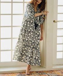 (HLAADA for ROSEBUD)BLOCK PRINT SMOCK OP