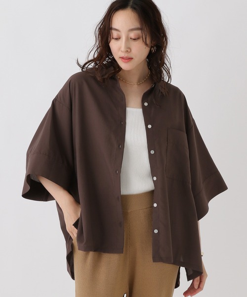 ブラウス シャツ アイロンいらず5分袖ドライシャツ / 579965 レディース セール】アイロンいらず5分袖ドライシャツ / 579965（シャツ