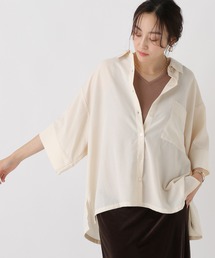 Elura | アイロンいらず5分袖ドライシャツ / 579965(シャツ/ブラウス)
