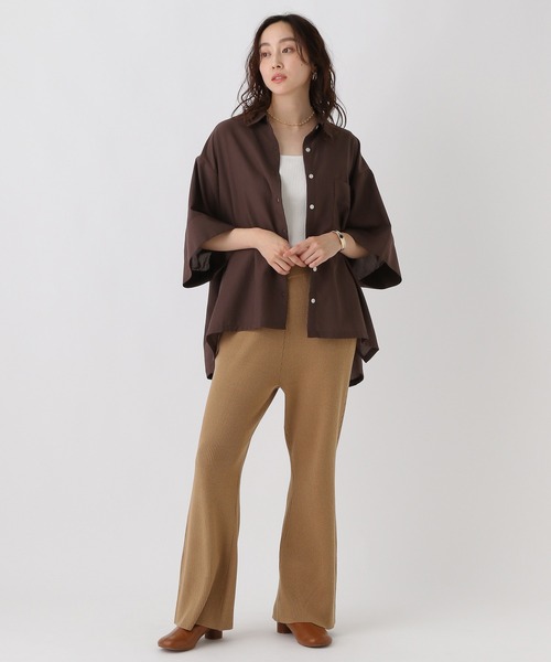 セール】アイロンいらず5分袖ドライシャツ / 579965（シャツ/ブラウス