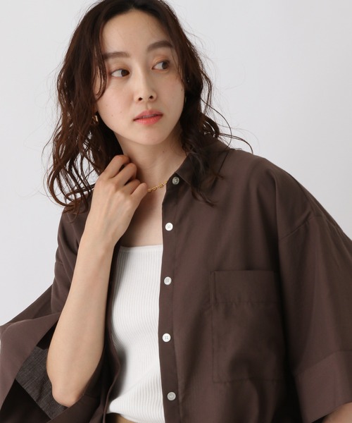 セール】アイロンいらず5分袖ドライシャツ / 579965（シャツ/ブラウス