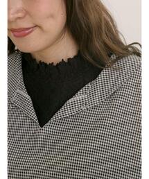 【接触冷感】スタンドネックシャーリングノースリーブ