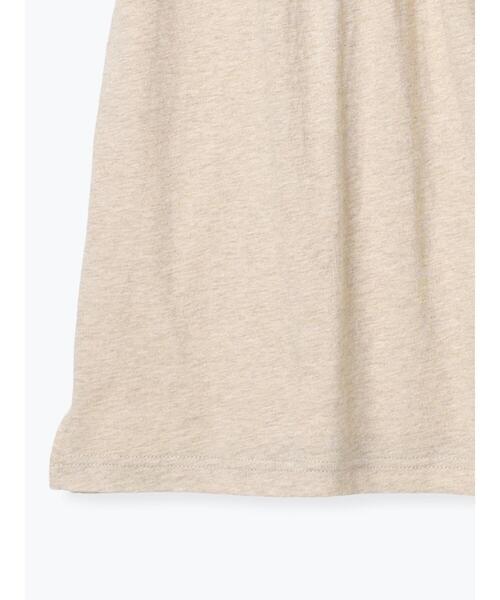 Samansa Mos2(サマンサ モスモス)の「【接触冷感】スタンドネックシャーリングノースリーブ(Tシャツ/カットソー・レディース・オフホワイト/ブラック/ベージュ・F)」の22枚目の写真