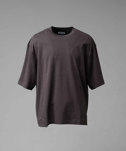 ロゴ ピグメント オーバー Tシャツ ブラック グレー メゾンスペシャル 黒 ロゴ ピグメント オーバー Tシャツ ブラック グレー メゾン