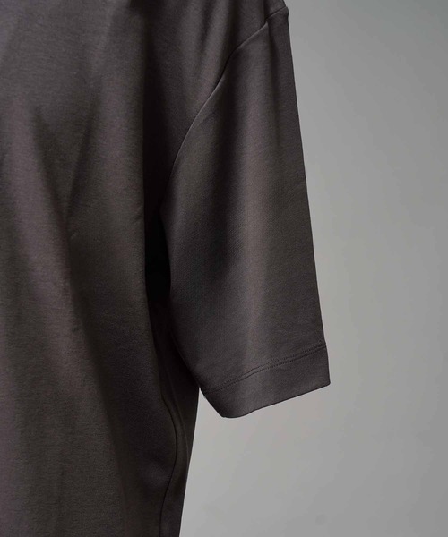 MAISON SPECIAL（メゾンスペシャル）の「《UNISEX》【EX】Prime-Over Smooth Crew Neck T-Shirt/プライムオーバースムースクルーネックTシャツ【MAISON SPECIAL/メゾンスペシャル】（Tシャツ/カットソー・メンズ・オフホワイト/チャコールグレー/ブラック/グレイッシュベージュ・0/1/2）」の16枚目の写真