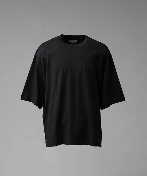 MAISON SPECIAL（メゾンスペシャル）の「《UNISEX》【EX】Prime-Over Smooth Crew Neck T-Shirt/プライムオーバースムースクルーネックTシャツ【MAISON SPECIAL/メゾンスペシャル】（Tシャツ/カットソー・メンズ・オフホワイト/チャコールグレー/ブラック/グレイッシュベージュ・0/1/2）」の10枚目の写真