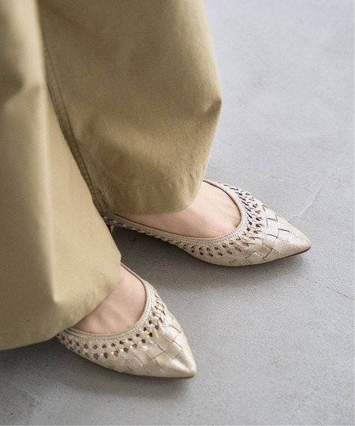 LE TALON（ルタロン）の「《追加》ポインテッドサシメッシュフラット（バレエシューズ・レディース・ブラック系その他/シルバー・23cm/23.5cm/24cm/24.5cm/22cm/22.5cm/25cm/25.5cm）」の8枚目の写真