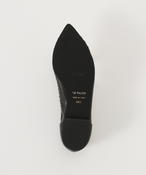 LE TALON（ルタロン）の「《追加》ポインテッドサシメッシュフラット（バレエシューズ・レディース・ブラック系その他/シルバー・23cm/23.5cm/24cm/24.5cm/22cm/22.5cm/25cm/25.5cm）」の17枚目の写真