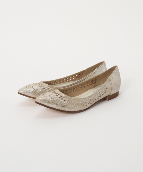 LE TALON（ルタロン）の「《追加》ポインテッドサシメッシュフラット（バレエシューズ・レディース・ブラック系その他/シルバー・23cm/23.5cm/24cm/24.5cm/22cm/22.5cm/25cm/25.5cm）」の21枚目の写真