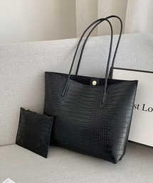 【peeann】2点 トートバッグ、ポーチセット トートバッグ ポーチ付き ショルダーバッグ 2点セット」に該当