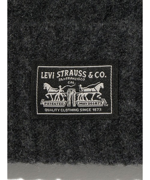 Levi's（リーバイス）の「Levi's/リーバイス ケーブルニットバックパッチビーニー（ニットキャップ/ビーニー・レディース・グレー・OS）」の6枚目の写真