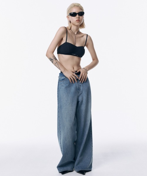 JOSE MOON（ジョゼムーン）の「BRA TOP/ブラトップ（その他トップス・レディース・ホワイト/ブラック/チャコールグレー・FREE）」の4枚目の写真