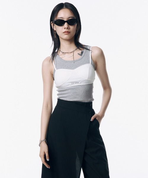 JOSE MOON（ジョゼムーン）の「BRA TOP/ブラトップ（その他トップス・レディース・ホワイト/ブラック/チャコールグレー・FREE）」の22枚目の写真