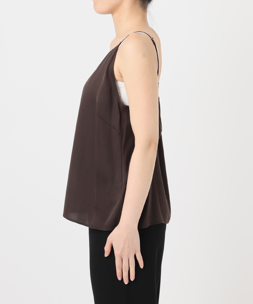Deuxieme Classe（ドゥーズィエムクラス）の「*追加 SILK SATIN キャミソール（シャツ/ブラウス・レディース・ブラウン/ブラック・FREE）」の13枚目の写真