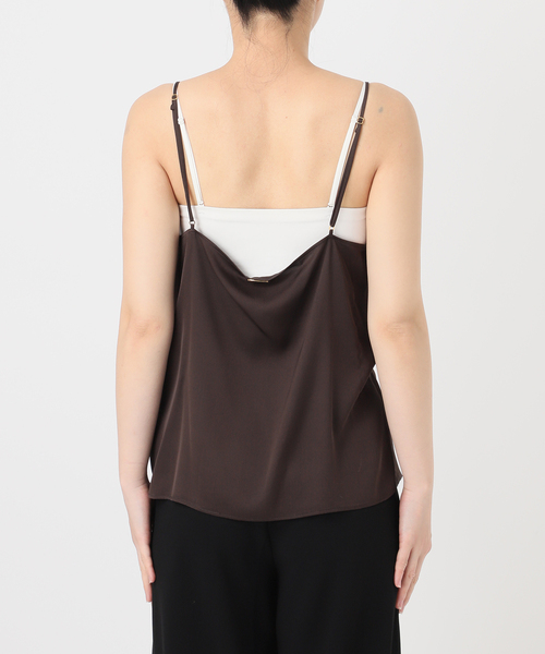 Deuxieme Classe（ドゥーズィエムクラス）の「*追加 SILK SATIN キャミソール（シャツ/ブラウス・レディース・ブラウン/ブラック・FREE）」の14枚目の写真