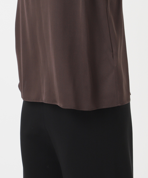 Deuxieme Classe（ドゥーズィエムクラス）の「*追加 SILK SATIN キャミソール（シャツ/ブラウス・レディース・ブラウン/ブラック・FREE）」の17枚目の写真