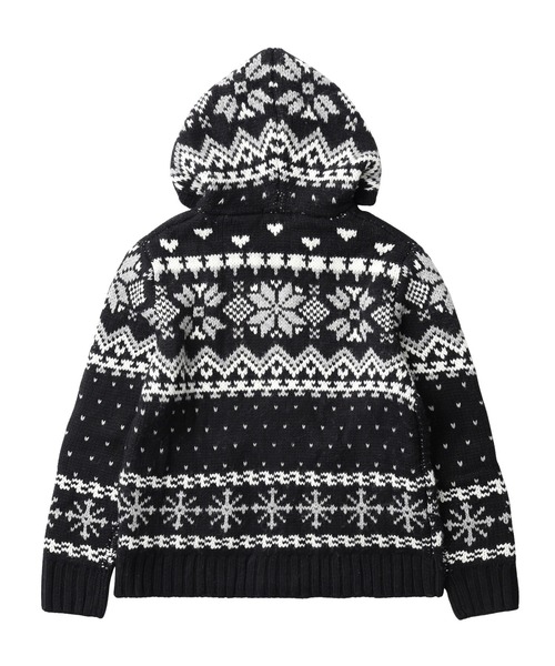 MILKFED.（ミルクフェド）の「SNOW PATTERN COWICHAN KNIT JACKET（その他アウター・レディース・ブラウン/オフホワイト/ブラック・ONE SIZE）」の22枚目の写真