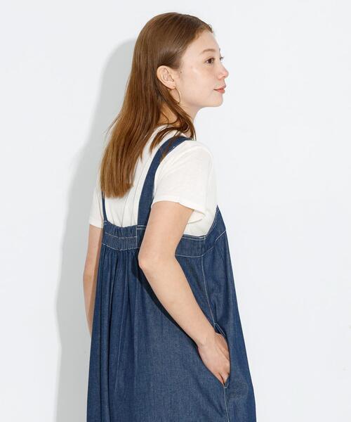 URBAN RESEARCH Sonny Label(アーバンリサーチサニーレーベル)の「デニムサロペット(サロペット/オーバーオール・レディース・ブラック/インディゴブルー・FREE)」の5枚目の写真