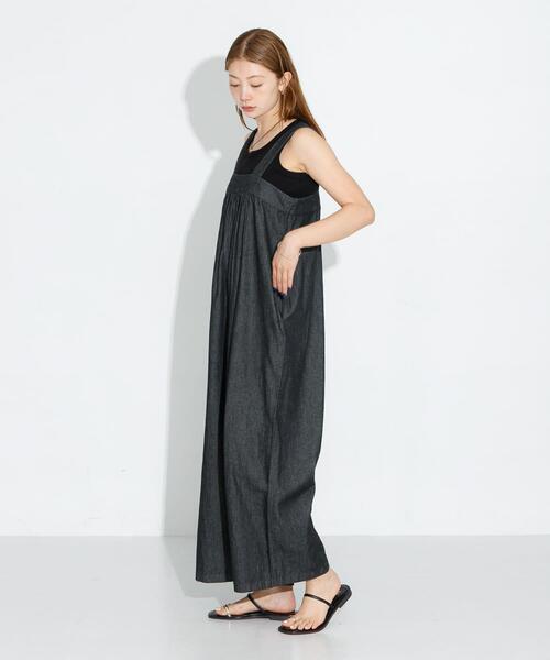 URBAN RESEARCH Sonny Label(アーバンリサーチサニーレーベル)の「デニムサロペット(サロペット/オーバーオール・レディース・ブラック/インディゴブルー・FREE)」の14枚目の写真