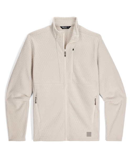 OUTDOOR RESEARCH(アウトドアリサーチ)の「OUTDOOR RESEARCH/アウトドアリサーチ Trail Mix XT Fleece Jacket(その他トップス・メンズ・オフホワイト・MEDIUM/LARGE)」の1枚目の写真