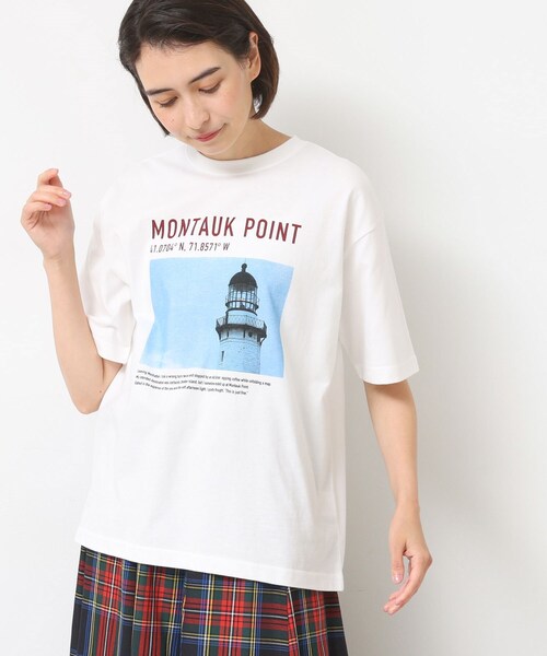 Dessin(デッサン)の「【ユニセックス・洗える】オーガニックコットンロゴ入りTシャツ(Tシャツ/カットソー・レディース・ホワイト系/チャコールグレー・02/01/00/04/03)」の15枚目の写真