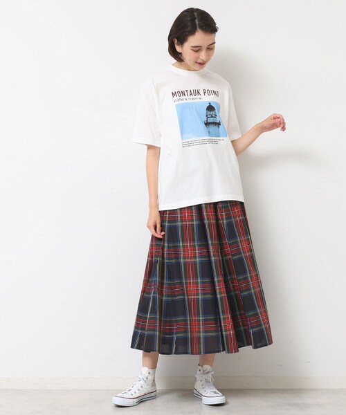 Dessin(デッサン)の「【ユニセックス・洗える】オーガニックコットンロゴ入りTシャツ(Tシャツ/カットソー・レディース・ホワイト系/チャコールグレー・02/01/00/04/03)」の16枚目の写真