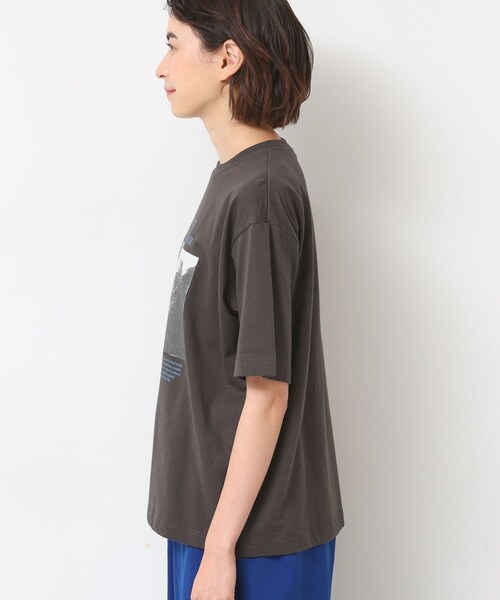 Dessin(デッサン)の「【ユニセックス・洗える】オーガニックコットンロゴ入りTシャツ(Tシャツ/カットソー・レディース・ホワイト系/チャコールグレー・02/01/00/04/03)」の9枚目の写真