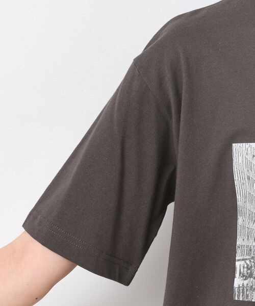 Dessin(デッサン)の「【ユニセックス・洗える】オーガニックコットンロゴ入りTシャツ(Tシャツ/カットソー・レディース・ホワイト系/チャコールグレー・02/01/00/04/03)」の12枚目の写真