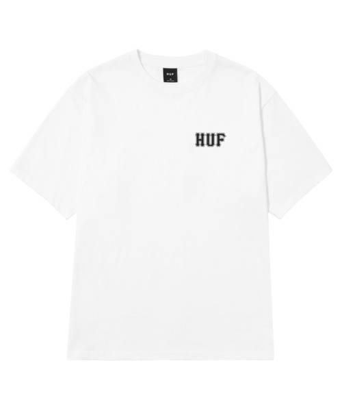 HUF(ハフ)の「TWO BLOCKS OF SUNSHINE TEE(Tシャツ/カットソー・メンズ・ホワイト/レッド系その他・S/XL/L/XXL/M)」の4枚目の写真