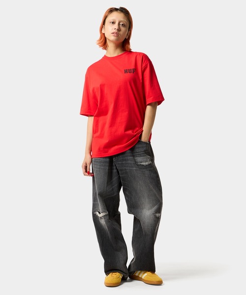 HUF(ハフ)の「TWO BLOCKS OF SUNSHINE TEE(Tシャツ/カットソー・メンズ・ホワイト/レッド系その他・S/XL/L/XXL/M)」の14枚目の写真