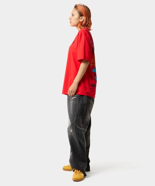 HUF(ハフ)の「TWO BLOCKS OF SUNSHINE TEE(Tシャツ/カットソー・メンズ・ホワイト/レッド系その他・S/XL/L/XXL/M)」の15枚目の写真