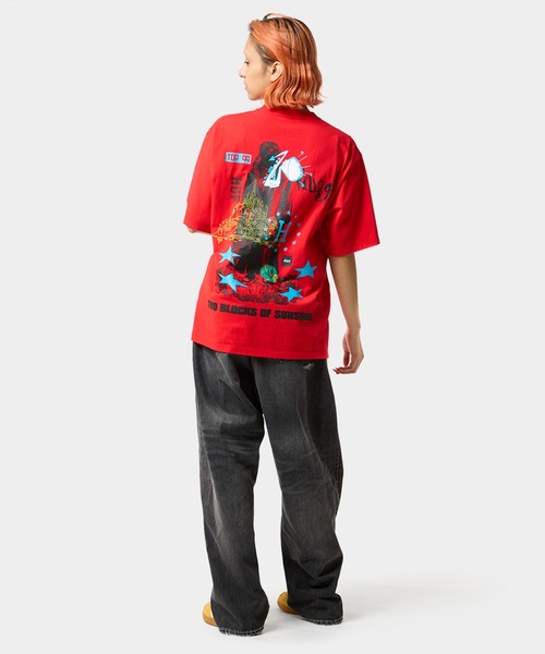HUF(ハフ)の「TWO BLOCKS OF SUNSHINE TEE(Tシャツ/カットソー・メンズ・ホワイト/レッド系その他・S/XL/L/XXL/M)」の16枚目の写真