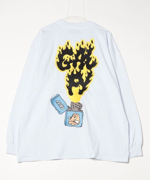 GALFY/ガルフィー】 FIRE ライターロンT（Tシャツ/カットソー）｜GALFY