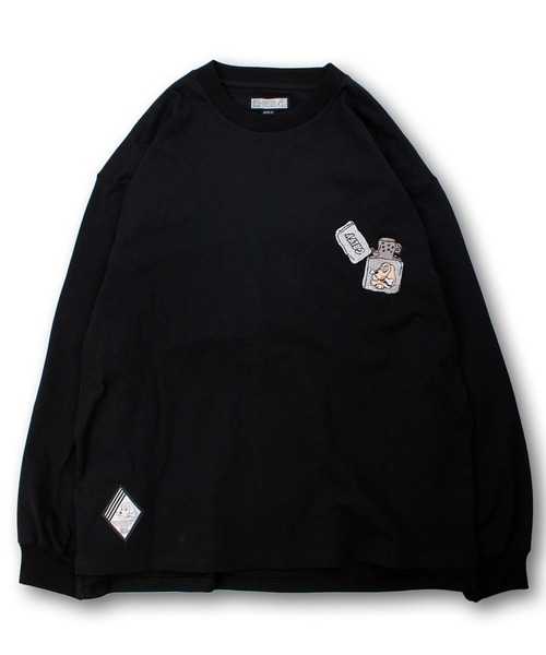 GALFY(ガルフィー)の「【GALFY/ガルフィー】 FIRE ライターロンT(Tシャツ/カットソー・メンズ・ホワイト/ライトパープル/ブラック・M/L/XL)」の5枚目の写真