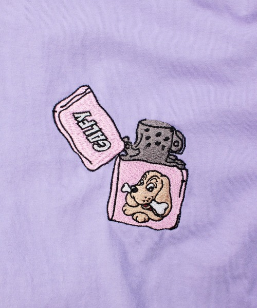 GALFY(ガルフィー)の「【GALFY/ガルフィー】 FIRE ライターロンT(Tシャツ/カットソー・メンズ・ホワイト/ライトパープル/ブラック・M/L/XL)」の10枚目の写真