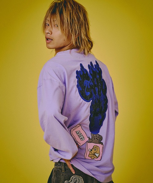 GALFY/ガルフィー】 FIRE ライターロンT（Tシャツ/カットソー）｜GALFY