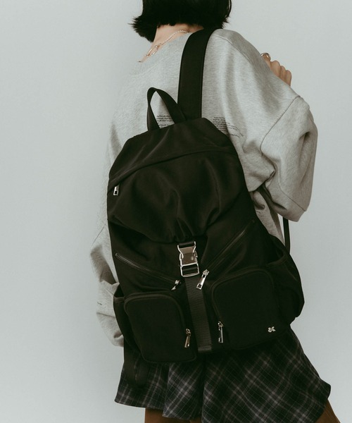 Knuth Marf（クヌースマーフ）の「【Knuth Marf】nylon back pack（バックパック/リュック・メンズ・ブラック・FREE）」の3枚目の写真