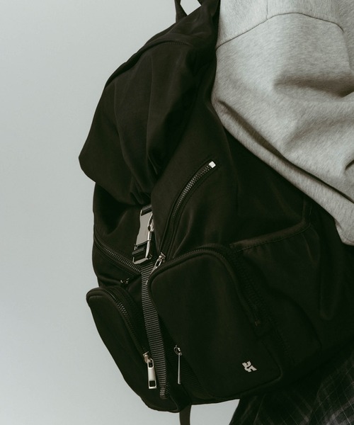 Knuth Marf（クヌースマーフ）の「【Knuth Marf】nylon back pack（バックパック/リュック・メンズ・ブラック・FREE）」の7枚目の写真