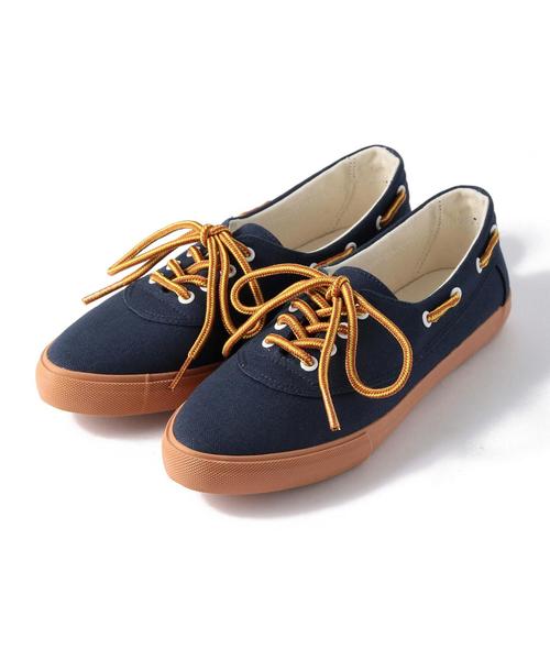 coen（コーエン）の「デッキレースアップスニーカー◆（スニーカー・レディース・オリーブ/ホワイト/ネイビー・LARGE/SMALL/MEDIUM）」の8枚目の写真