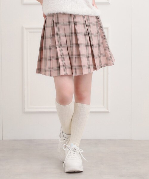 インパン付プリーツスカート（スカート）｜PINK-latte（ピンクラテ）の