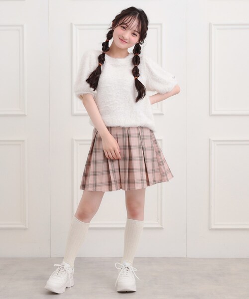 インパン付プリーツスカート（スカート）｜PINK-latte（ピンクラテ）の