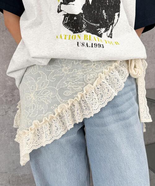 WEGO（ウィゴー）の「WEGO/マルチレースラップスカート（スカート・レディース・その他1・FREE）」の3枚目の写真