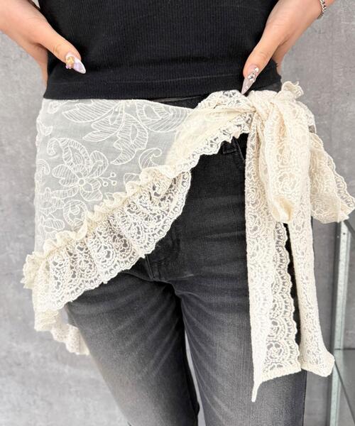 WEGO（ウィゴー）の「WEGO/マルチレースラップスカート（スカート・レディース・その他1・FREE）」の5枚目の写真