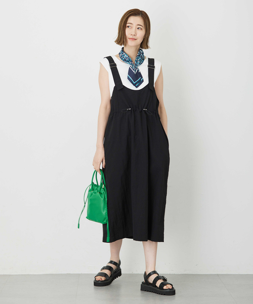 Petit Honfleur（プチオンフルール）の「アパッシュプリントスカーフ（ストール/ショール・レディース・グリーン/レッド・フリー）」の10枚目の写真