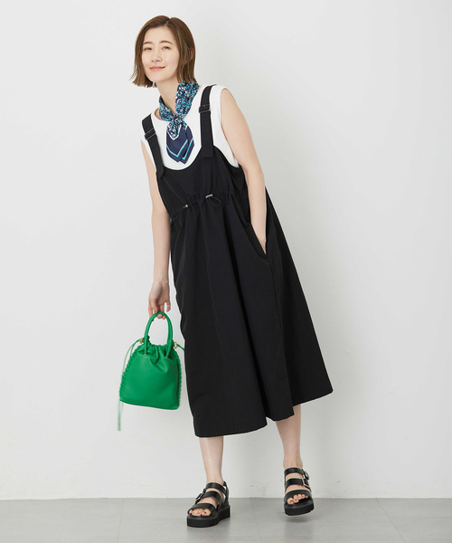 Petit Honfleur（プチオンフルール）の「アパッシュプリントスカーフ（ストール/ショール・レディース・グリーン/レッド・フリー）」の11枚目の写真