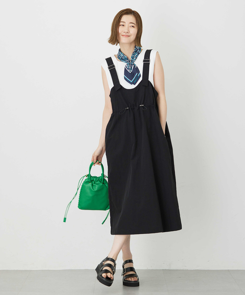 Petit Honfleur（プチオンフルール）の「アパッシュプリントスカーフ（ストール/ショール・レディース・グリーン/レッド・フリー）」の12枚目の写真