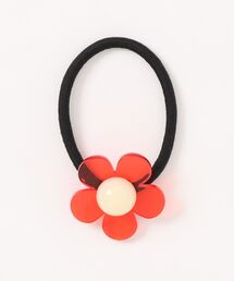 bibmilk（ビブミルク）の「DECORATE HEAD CLEAR FLOWER DISHED PONY（ヘアゴム）」