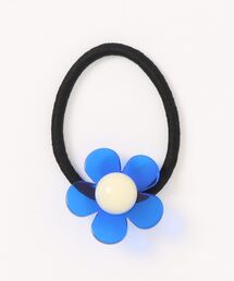 bibmilk（ビブミルク）の「DECORATE HEAD CLEAR FLOWER DISHED PONY（ヘアゴム）」